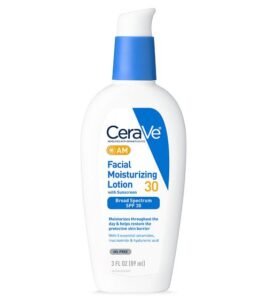 CeraVe AM Facial Moisturizing Lotion with Sunscreen SPF 30 (89ml) tube front