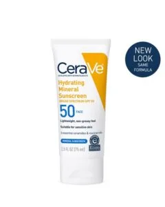 CeraVe Hydrating Mineral Sunscreen SPF 50 TUBE_FRONT Pakistan