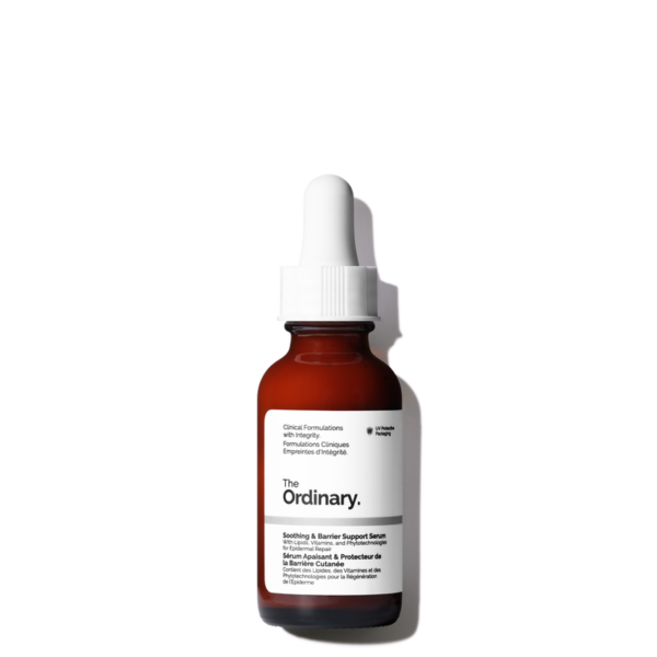 A bottle of The Ordinary Soothing & Barrier Support Serum