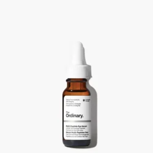 Bottle of The Ordinary Multi-Peptide Eye Serum 15ml with its white dropper