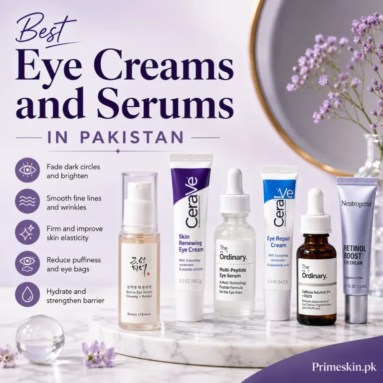 Best Eye Creams and Serums in Pakistan for Dark Circles and Fine Lines