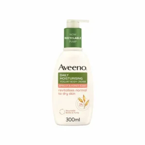 Aveeno Daily Moisturising Yogurt Body Cream Apricot & Honey 300ml
