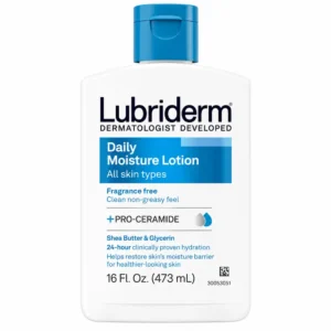 Lubriderm Daily Moisture Lotion Fragrance Free bottle front view